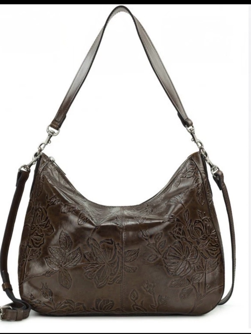 Patricia Nash Athanti Leather Hobo w/ extra strap Macy’s exclusive